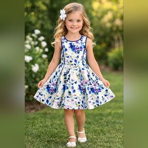Pippa & Julie Floral 5t Special Occasions Dress